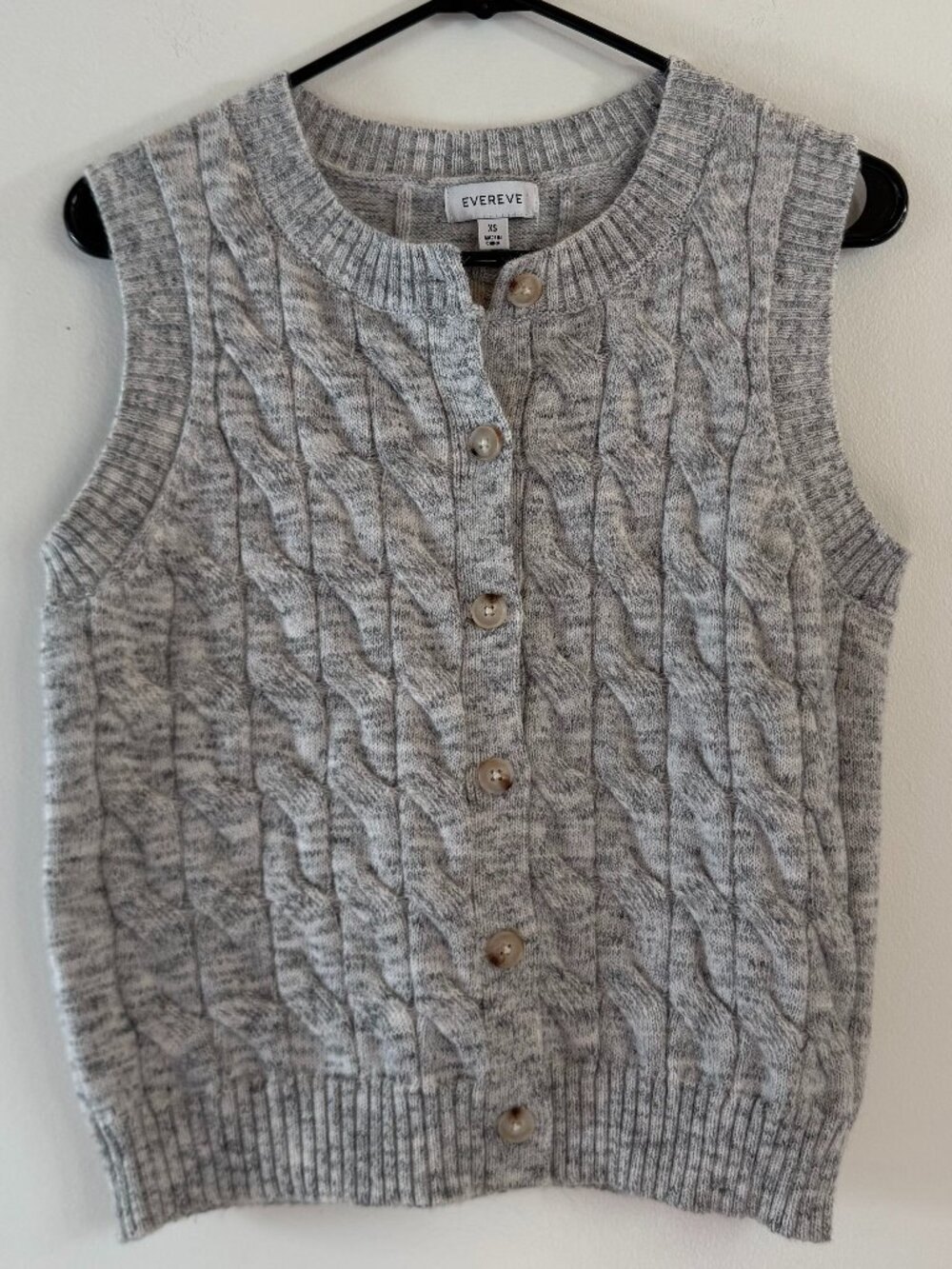 Evereve Anaya Cable sweater Vest size XS